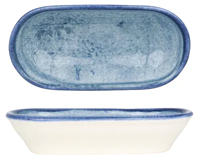 Produktbild von Kütahya Porselen Servierschale - Blue Stone - Porzellan - 20x10 cm (350cc)