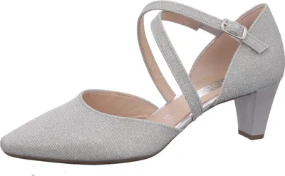 Obrázek produktu pro Gabor 01.363 dámské boty - páskové lodičky stříbrné elegantní NEW
