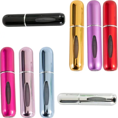 Produktbild von Parfumzerstäuber 5 ml, 8 Stücke, nachfüllbar, ausfallsicher, für Handtasche