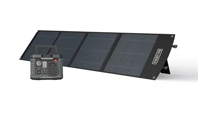 Produktbild von Powerstation-Set: Power Cube 300 W + Solarpanel 200 W
