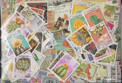Produktbild von Briefmarken Motive 100 verschiedene Kakteen Marken