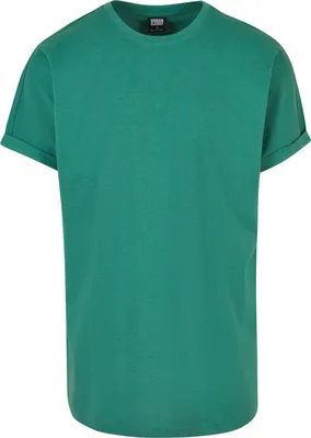 Produktbild von Urban Classics - SHAPED Long Turnup Tee leaf - S