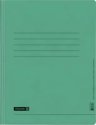 Produktbild von BRUNNEN Schnellhefter A4 mit Einstecktasche grün 102010750