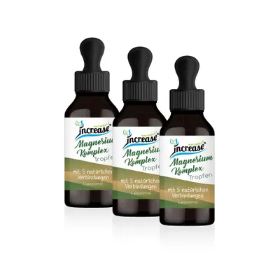 Produktbild von Nimm 3, zahl 2 Aktion Liposomale Magnesium Komplex Tropfen hochdosiert - 3000mg Magnesium Komplex pro Tag davon 1500 mg Magnesium