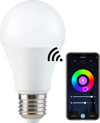 Produktbild von RUVA Inteligentna żarówka LED E27 10W RGB+CCT 2700-6500K 806lm WiFi Tuya Smart EDO777359 Edo Solutions