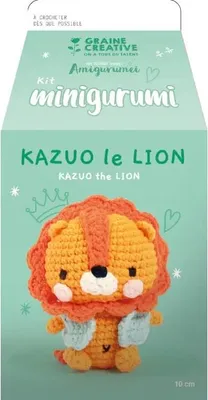 Immagine prodotto di Graine Set uncinetto creativo Amigurumi leone Kazuo - giocattolo creativo