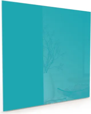 Produktbild von Küchenrückwand Spritzschutz Glas mit Motiv Türkiser Hintergrund II 40 x 40 cm