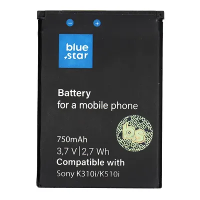 Obrázek produktu pro Nabíjecí baterie vhodná pro Sony Ericsson K310i/K510i/J300/W200/T280 750m/Ah Li-Ion BS Premium Line