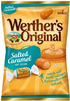Produktbild von Wethers Original Soft Salted Caramel Eclair Karamell Toffees 180g