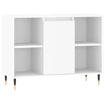 Immagine prodotto di vidaXL Mobile da bagno bianco lucido 80x33x60 cm materiale a base di legno