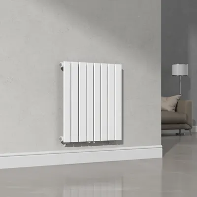 Image de Radiateur plat 'Nore' blanc 60x60cm monocouche 459W