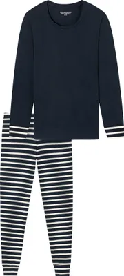 Produktbild von Schiesser Damen-Schlafanzug dunkelblau 40