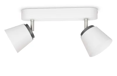 Produktbild von Philips myLiving Spot, Strahler Oberflächenbeleuchtung, Nicht austauschbare(s) Leuchtmittel, 2 Glühbirne(n), LED, 8 W, Weiß