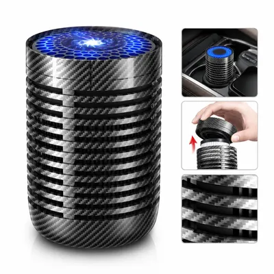 Produktbild von Auto Luftreiniger mit HEPA Filter & Duftfunktion, USB Luftfilter gegen Gerüche und Staub, kompakt für Auto, Büro & Zuhause