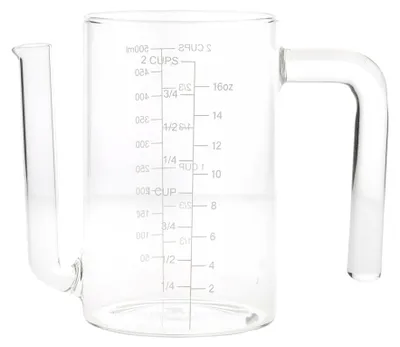 Fettabscheiderkanne aus Glas, 450 ml, 7,9 x 14,5 x 12,5 cm