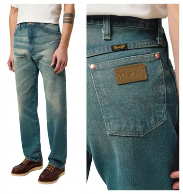 Obrázek produktu pro Wrangler | Kalhoty pánské, model 13MWZ Slim Fit Tapered, barva Storm Blue, velikost W34 L32