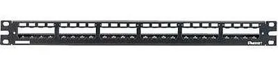 Produktbild von Panduit 24-port metal modular patch panel, RJ-45, Rackeinbau, 1U, 482,6 mm, 43,7 mm, 17,8 mm