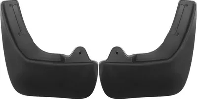 Image de Bavettes pour Mazda 3 2011-2013 Limo Arrière Plastique Noir 2x