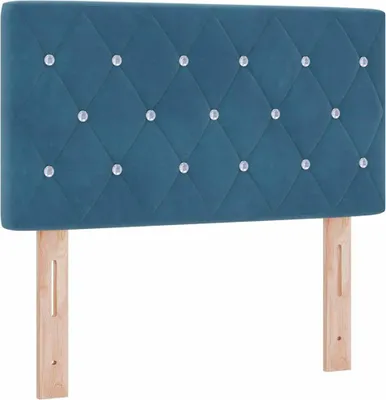 Obrázok produktu pre vidaXL Čelo postele tmavomodré 80 cm zamatové