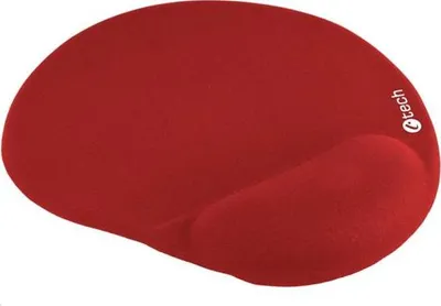 Obrázek produktu pro C-TECH MPG-03 gelová podložka pod myš, červená, 240x220mm