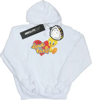 Produktbild von Looney Tunes - "Tweety Pie Valentine's Day Love Bird" Kapuzenpullover für Damen BI9846 (M) (Weiß)