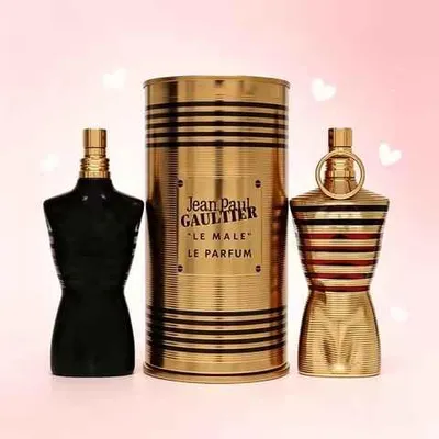 Produktbild von Jean Paul Gaultier Le Male Elixir Eau de Parfum 125 ml – Intensiver Honigduft, Langanhaltender Herrenduft, Elegante Goldene Flasche & Metallbox, Gesch