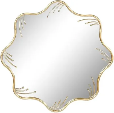 Produktbild von Wandspiegel Gold Metall Glas 73 x 2 x 73 cm