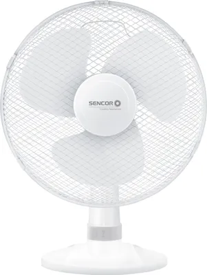 Obrázok produktu pre SENCOR SFE 3027WH Stolný ventilátor, priemer 30 cm, ochrana proti prehriatiu, 3 rýchlosti, výkon 40 W