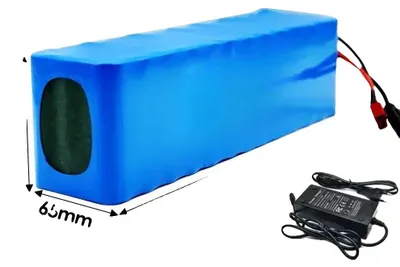 Image de Batterie lithium-ion, 48V, capacité de 30Ah, chargeur T-DC
