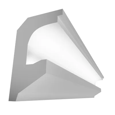 Zdjęcie produktu dla ELHARE Listwa sztukateryjna LED profil ścienny oświetlenie pośrednie profil LS31C - 160x100mm, 2m