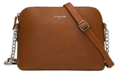 Zdjęcie produktu dla David Jones - Damska torebka na ramię - Torebka damska, skóra ekologiczna - Model typu crossbody