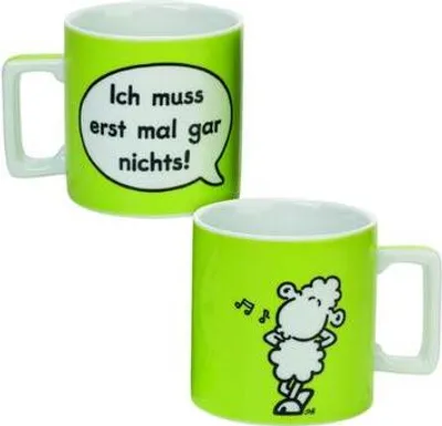 Produktbild von Sheepworld 42261 Tasse Wortheld, grün