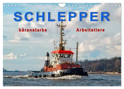 Produktbild von Schlepper - bärenstarke Arbeitstiere (Wandkalender 2027 DIN A4 quer), CALVENDO Monatskalender
