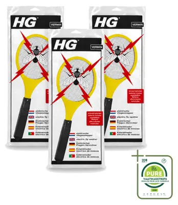 Imagen del producto de 3 trampas eléctricas para moscas, incluyendo baterías – Pack grande – 3 unidades