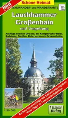 Produktbild von Radwander- und Wanderkarte Lauchhammer, Großenhain und Umgebung 1:50 000