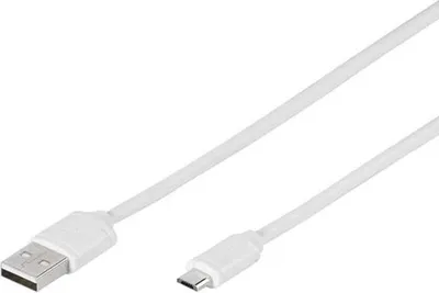 Immagine prodotto di ViVanco™cable USB - microUSB 1.0m, white (35816)