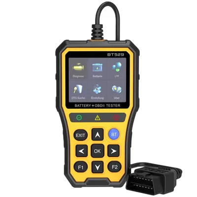 Produktbild von CkeyiN OBD2-Diagnosegerät BT529 Auto Scanner Auslesegerät Motor Fehlercodeleser Batterietest mit Echtzeitdaten Bluetooth Verbindung für iOS Android
