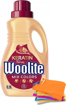 Zdjęcie produktu dla Płyn do prania Woolite Color keratin 0,9 litra ochrona kolorów