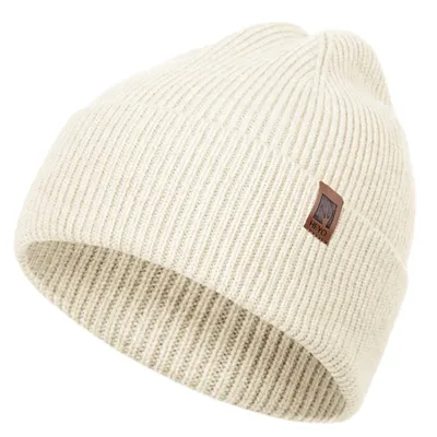 Zdjęcie produktu dla Czapka zimowa uni HEYO, wykonana z wełny merino, model HCU009, kolor ecru