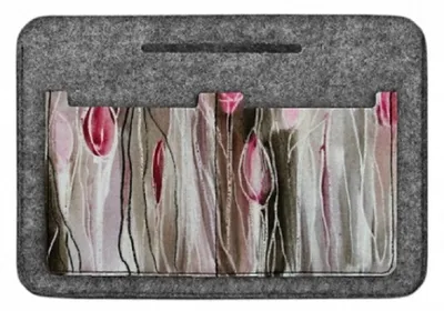 Produktbild von Bertoni Filz Organizer für Handtasche TULIPS 26 x 18 x 8 cm