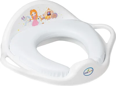 Produktbild von TEGA BABY Weicher WC-Sitz Kleine Prinzessin weiß