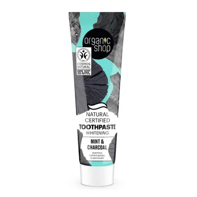 Zdjęcie produktu dla Organic Shop Mint Dentifrico Blanqueador 100g