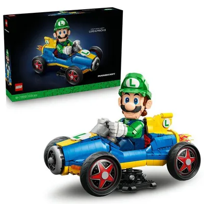 Immagine prodotto di LEGO Super Mario 72050 Mario Kart: Luigi e Proto 8 - Set per adulti - Figurina Nintendo