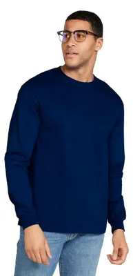 Immagine prodotto di Gildan - T-shirt unisex a maniche lunghe per uomo/donna LT1443 (3XL) (blu navy)