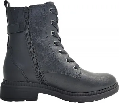 Imagen del producto de Botas de cordones negras de la marca Jana, ideales para uso diario