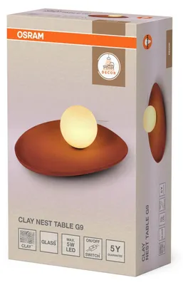 Produktbild von Tischleuchte G9 13.5 cm hoch Kugel Schirm Modern Tischlampe