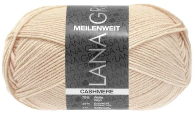 Produktbild von Lana Grossa - Meilenweit 4-fach 50g Cashmere 0056 vanille