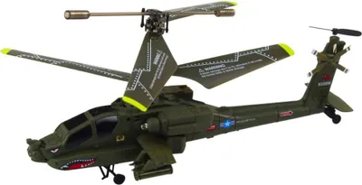 Obrázok produktu pre LEAN Toys 20877 Vojenský vrtuľník Apache R/C Syma S109H, khaki