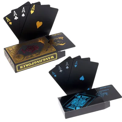 Immagine prodotto di Set professionale di 2 mazzi di carte da gioco in plastica