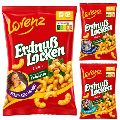 Productafbeelding van Lorenz 26213 Lorenz ErdnußLocken Erdnüsse 120,0 g